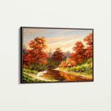 Landscape 016 Canvas Art 18" x 24" / 45 x 60 cm / Black