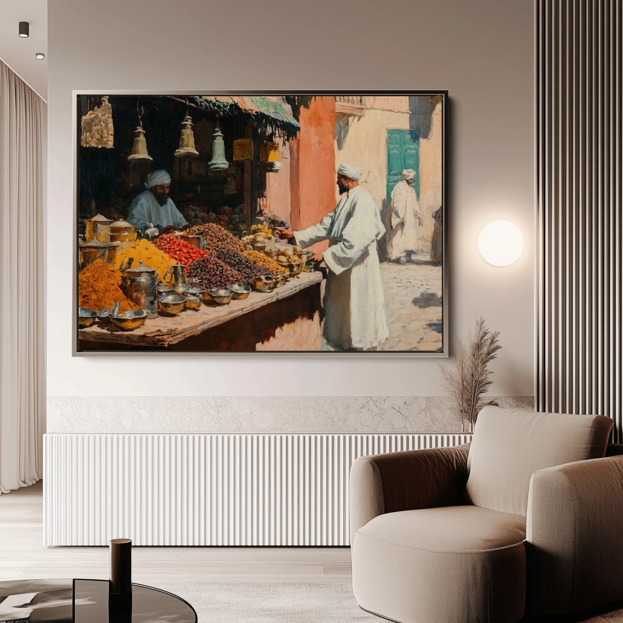 Orientalist 016 Canvas Art 18" x 24" / 45 x 60 cm / Black