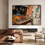Orientalist 016 Canvas Art 18" x 24" / 45 x 60 cm / Black
