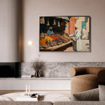 Orientalist 016 Canvas Art 18" x 24" / 45 x 60 cm / Black
