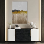 Abstract 017 Canvas Art 18" x 24" / 45 x 60 cm / Black
