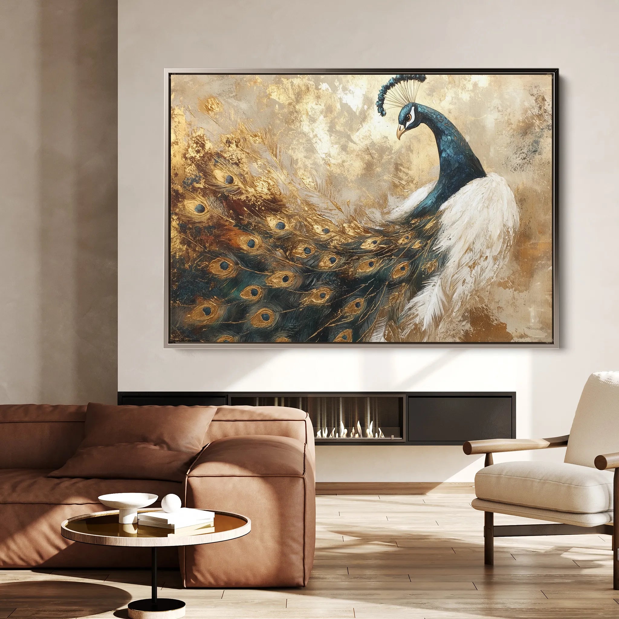 Animals 017 Canvas Art 18" x 24" / 45 x 60 cm / Black