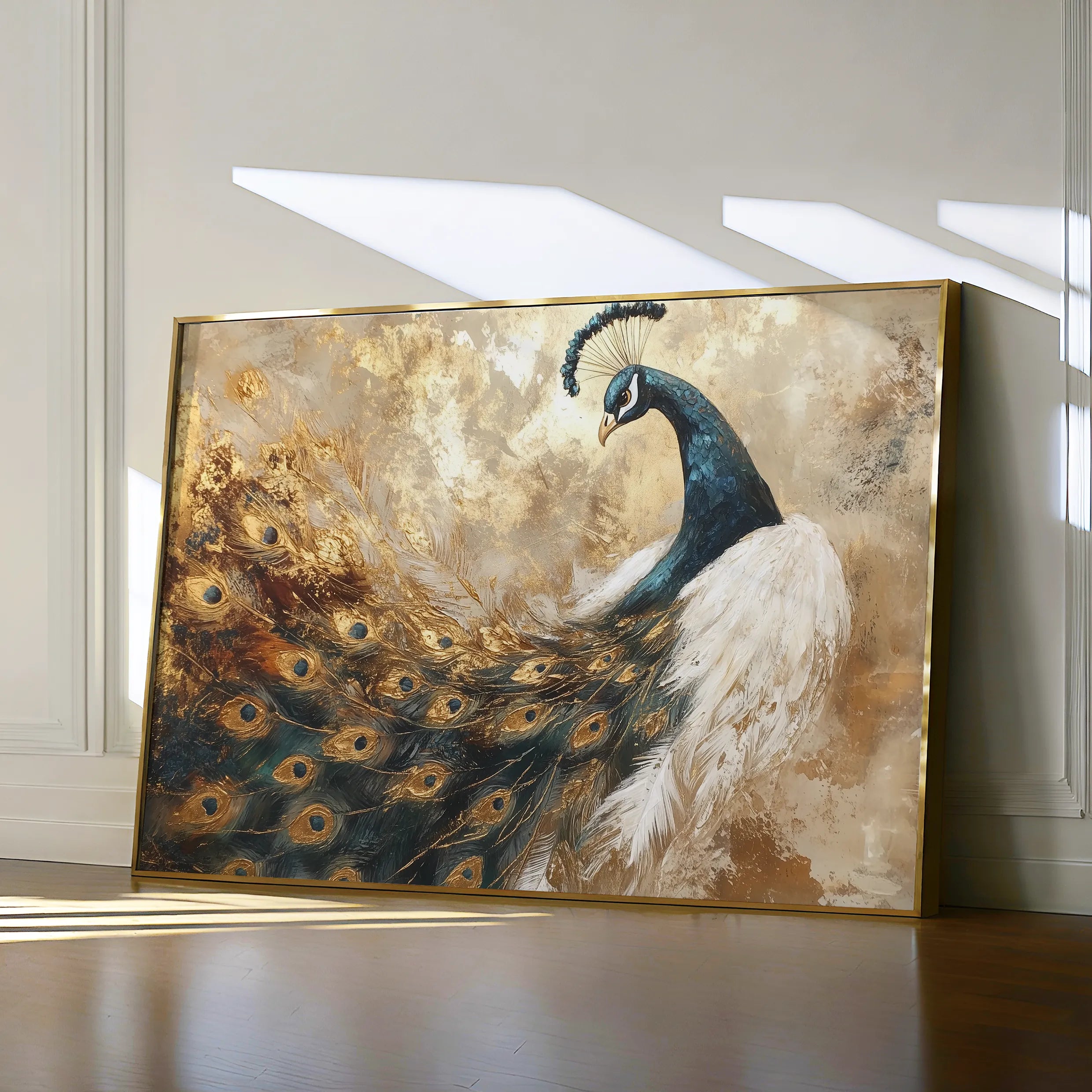 Animals 017 Canvas Art 18" x 24" / 45 x 60 cm / Black