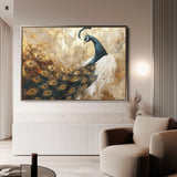 Animals 017 Canvas Art 18" x 24" / 45 x 60 cm / Black