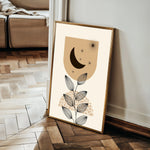 Boho 017 Canvas Art 18" x 24" / 45 x 60 cm / Black