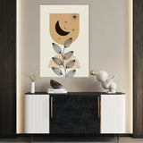Boho 017 Canvas Art 18" x 24" / 45 x 60 cm / Black