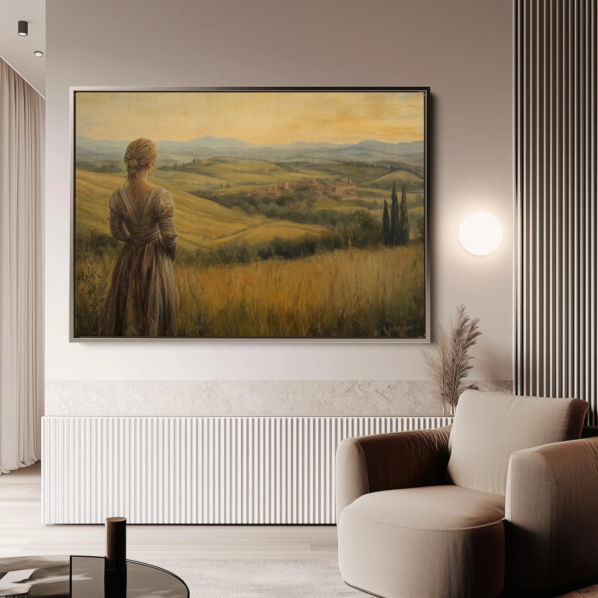 Classic 017 Canvas Art 18" x 24" / 45 x 60 cm / Black