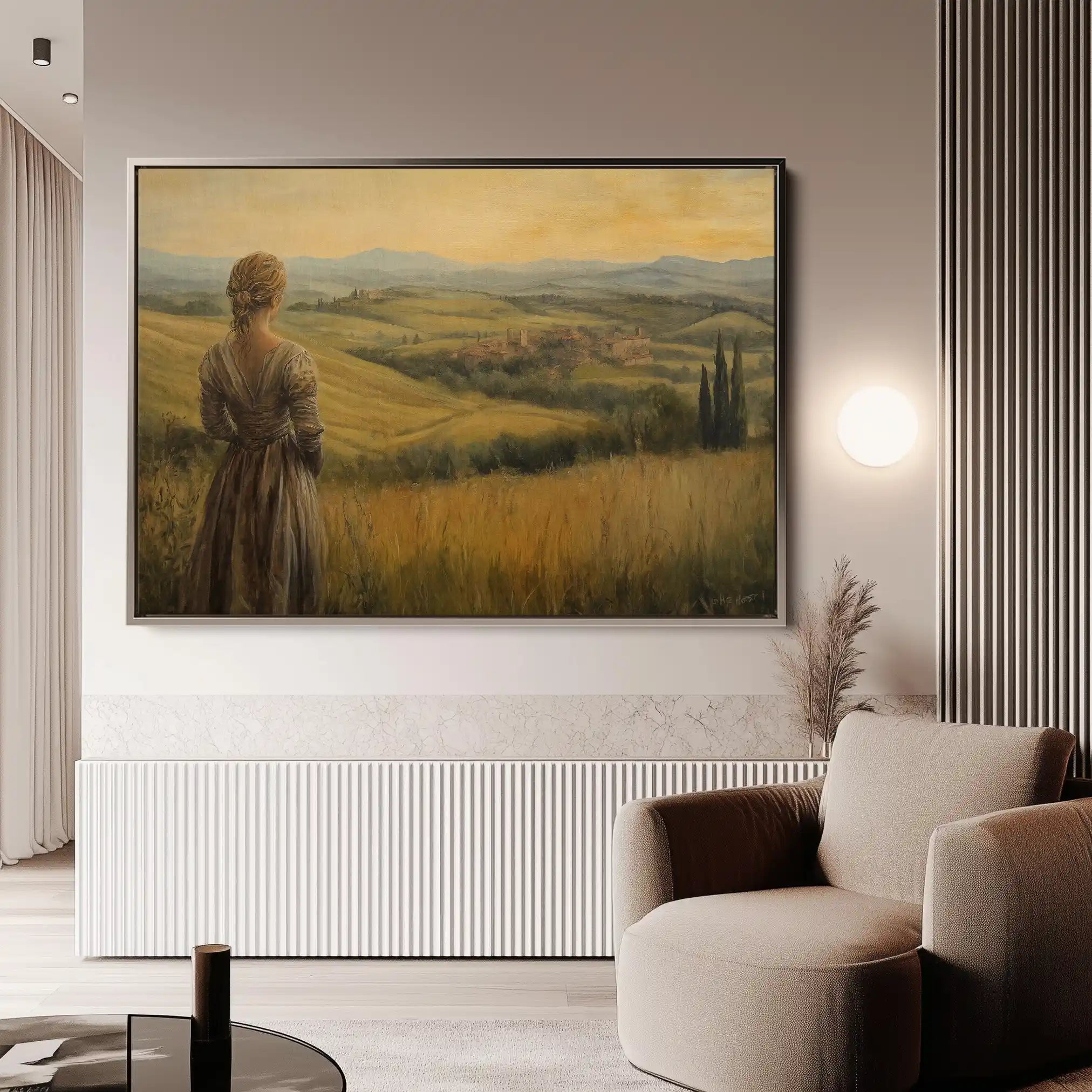 Classic 017 Canvas Art 18" x 24" / 45 x 60 cm / Black