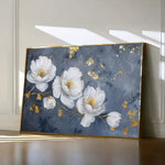 Floral 017 Canvas Art 18" x 24" / 45 x 60 cm / Black