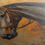 Horses 017 Canvas Art 18" x 24" / 45 x 60 cm / Black