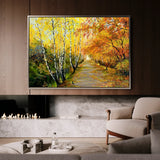 Landscape 017 Canvas Art 18" x 24" / 45 x 60 cm / Black
