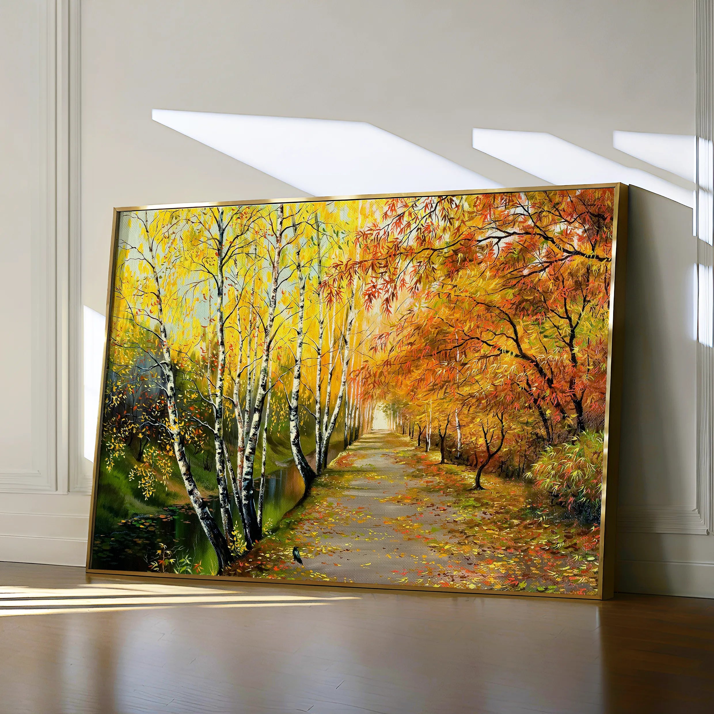 Landscape 017 Canvas Art 18" x 24" / 45 x 60 cm / Black
