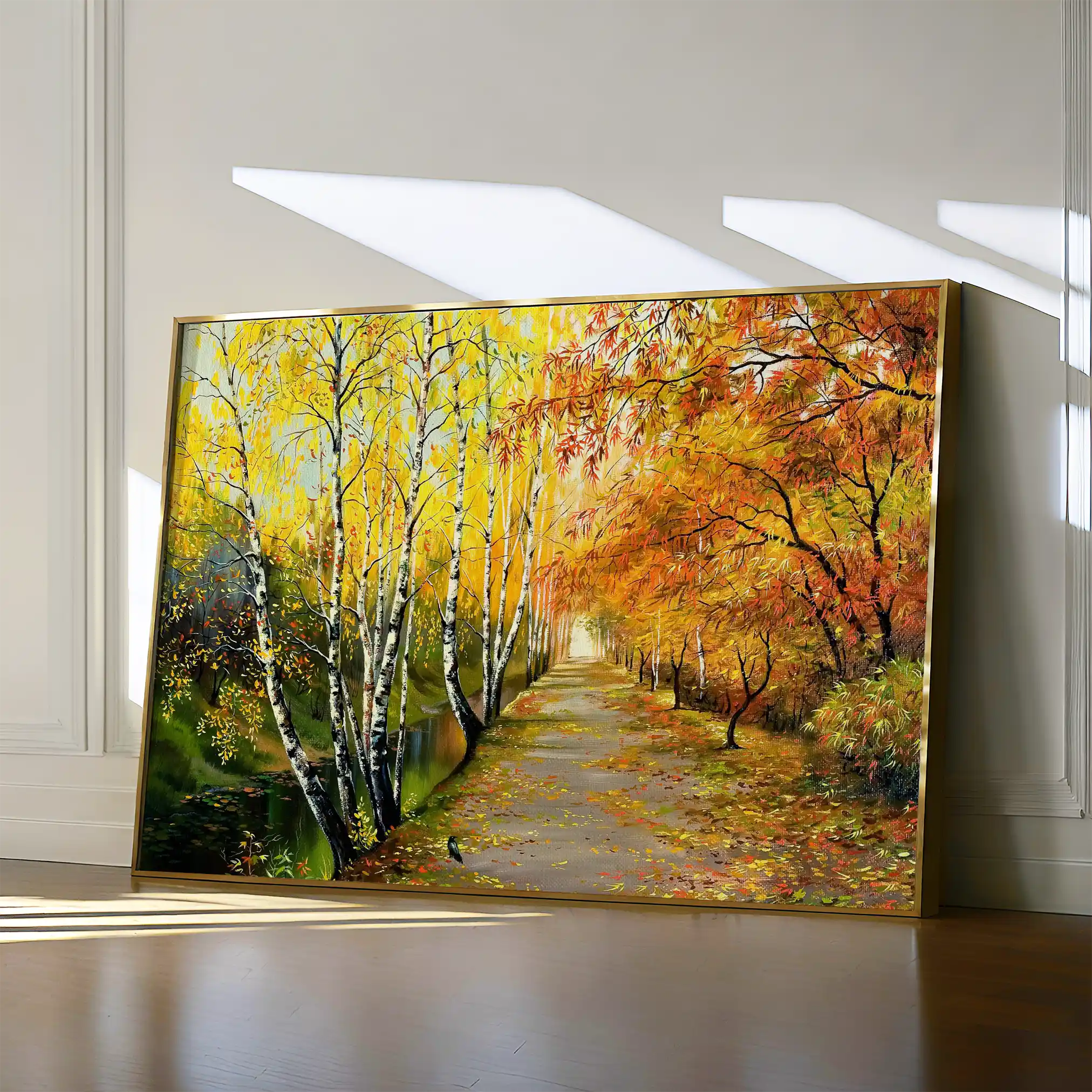 Landscape 017 Canvas Art 60 x 40 cm / Black