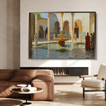 Orientalist 017 Canvas Art 18" x 24" / 45 x 60 cm / Black