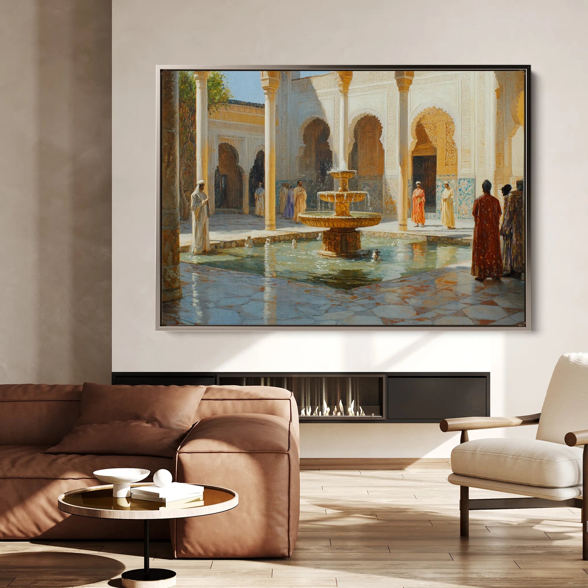 Orientalist 017 Canvas Art 18" x 24" / 45 x 60 cm / Black