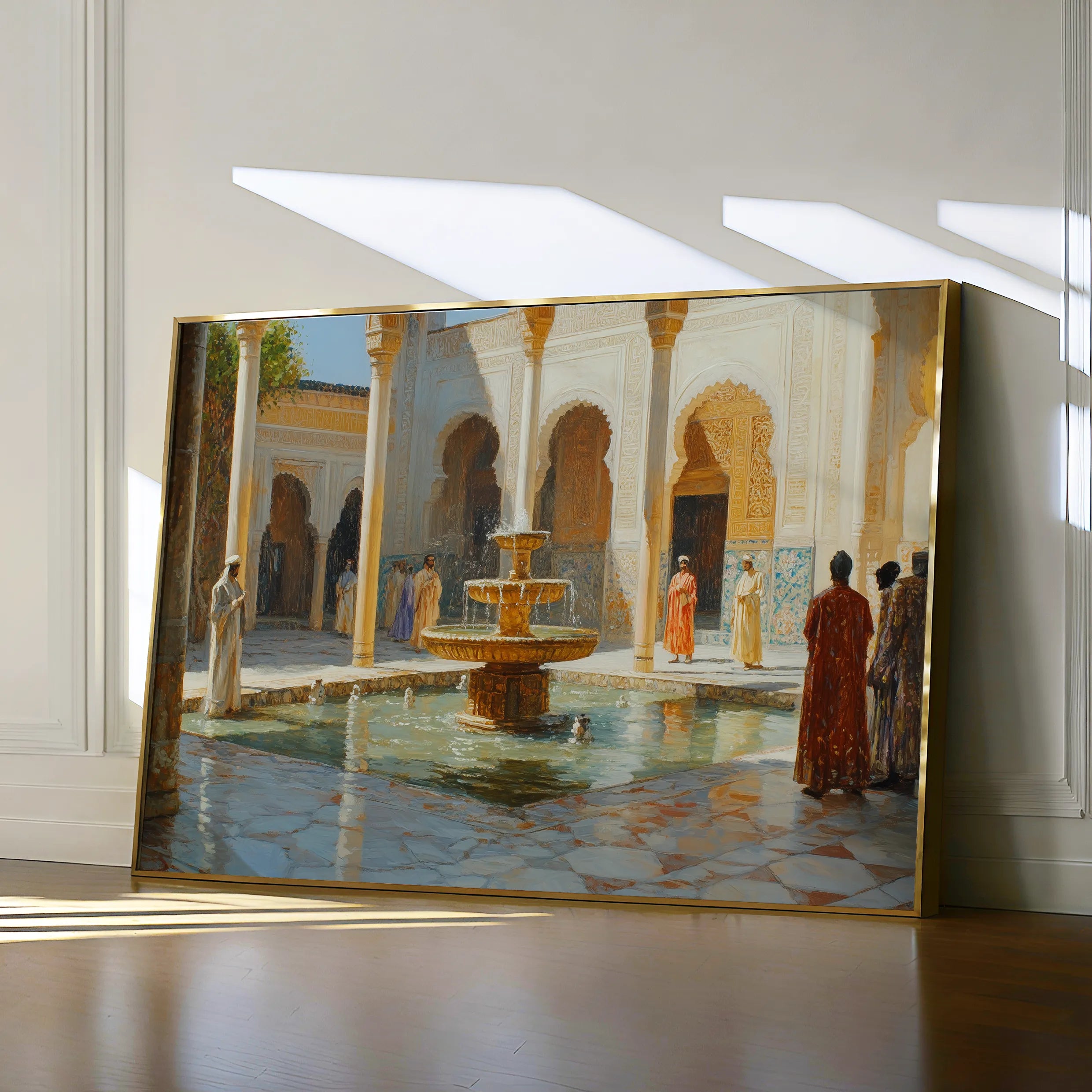 Orientalist 017 Canvas Art 18" x 24" / 45 x 60 cm / Black