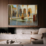 Orientalist 017 Canvas Art 18" x 24" / 45 x 60 cm / Black