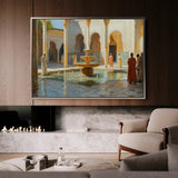 Orientalist 017 Canvas Art 18" x 24" / 45 x 60 cm / Black