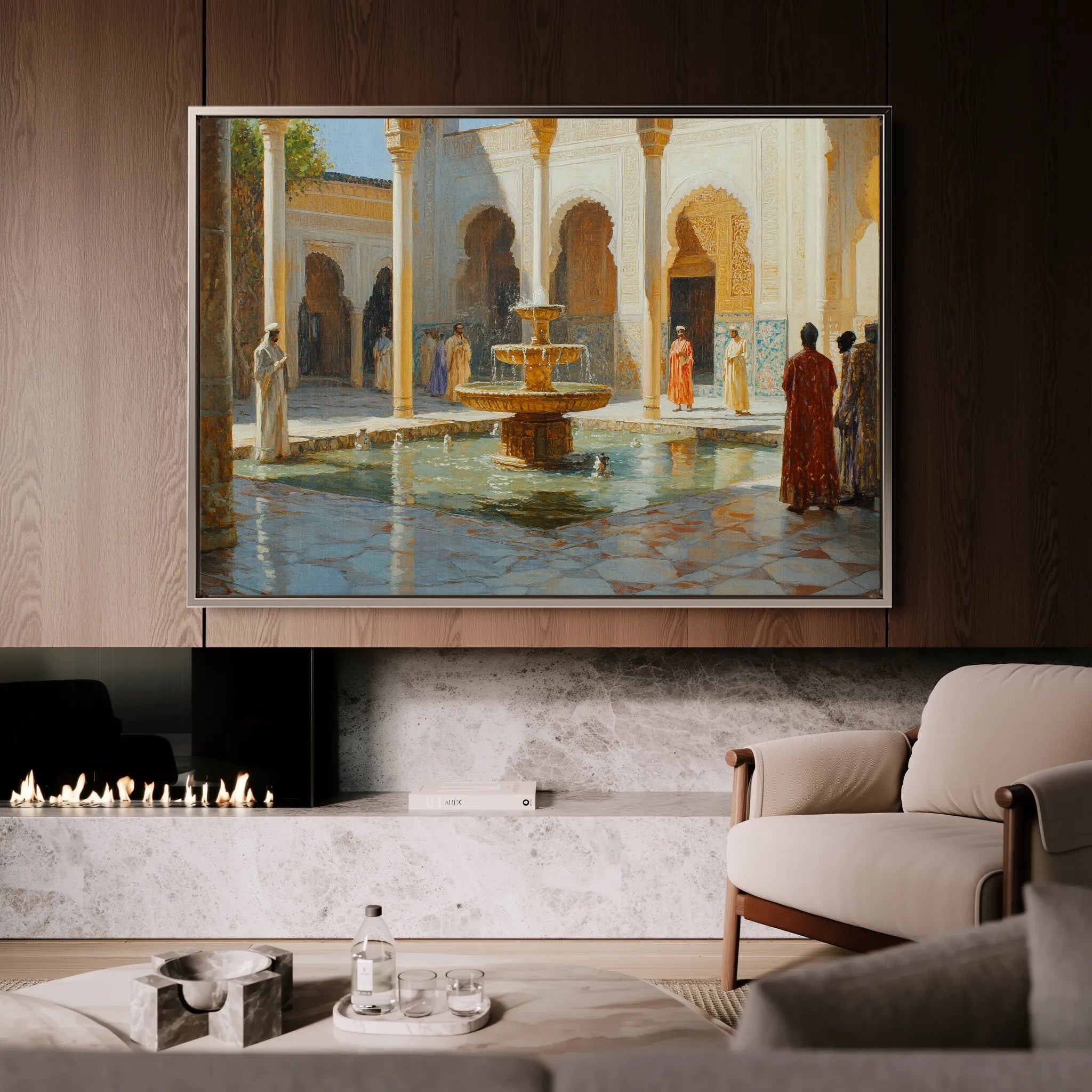 Orientalist 017 Canvas Art 18" x 24" / 45 x 60 cm / Black