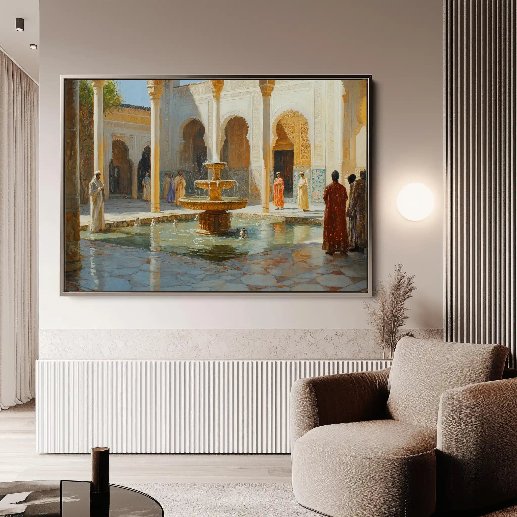 Orientalist 017 Canvas Art 60 x 40 cm / Black