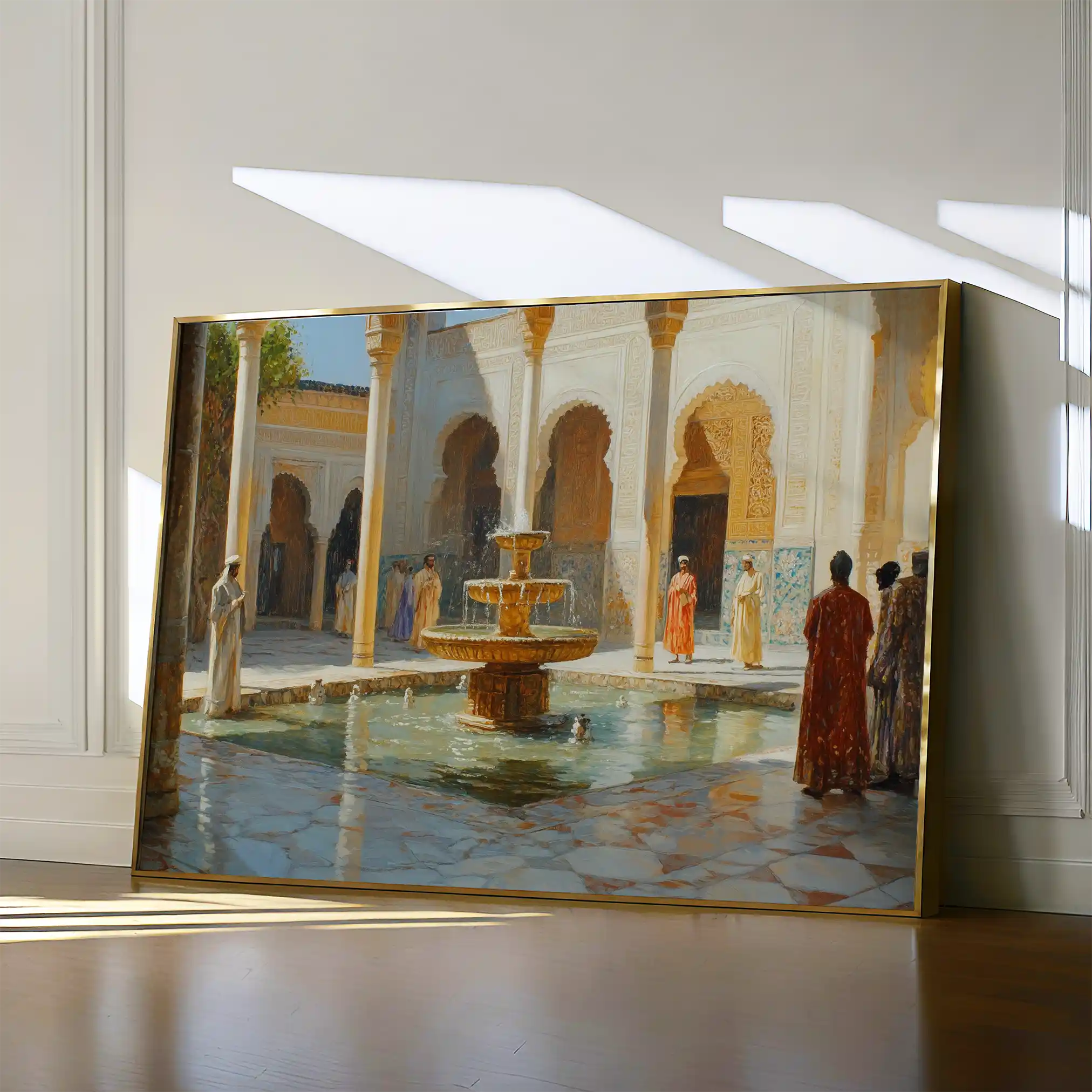 Orientalist 017 Canvas Art 60 x 40 cm / Black