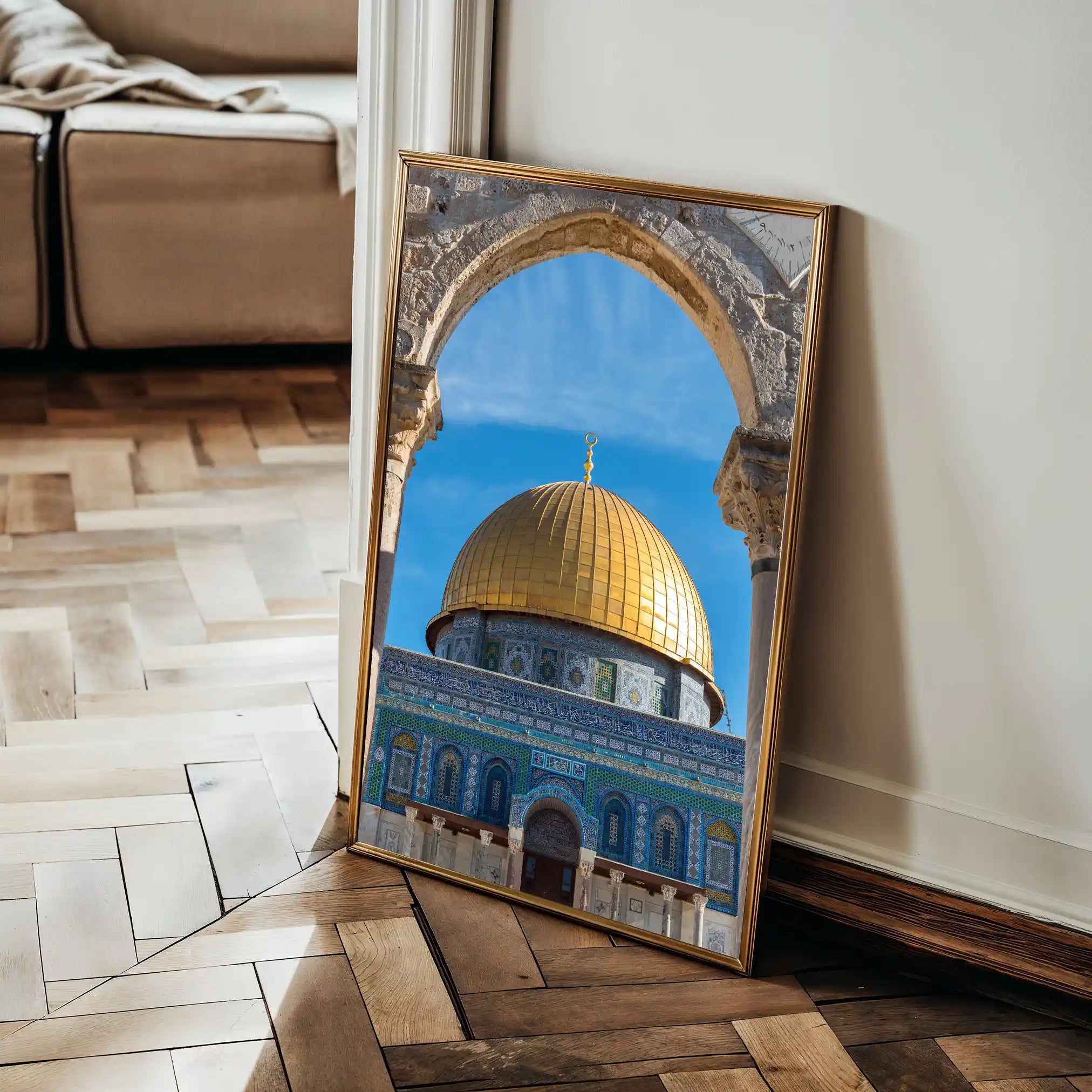 Palestine 017 Canvas Art 60 x 40 cm / Black