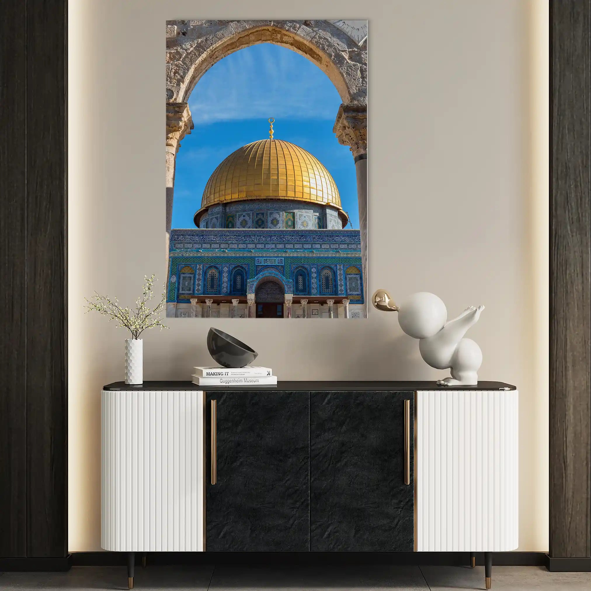 Palestine 017 Canvas Art 60 x 40 cm / Black