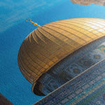 Palestine 017 Canvas Art 60 x 40 cm / Black