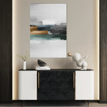 Abstract 018 Canvas Art 18" x 24" / 45 x 60 cm / Black