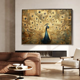 Animals 018 Canvas Art 18" x 24" / 45 x 60 cm / Black