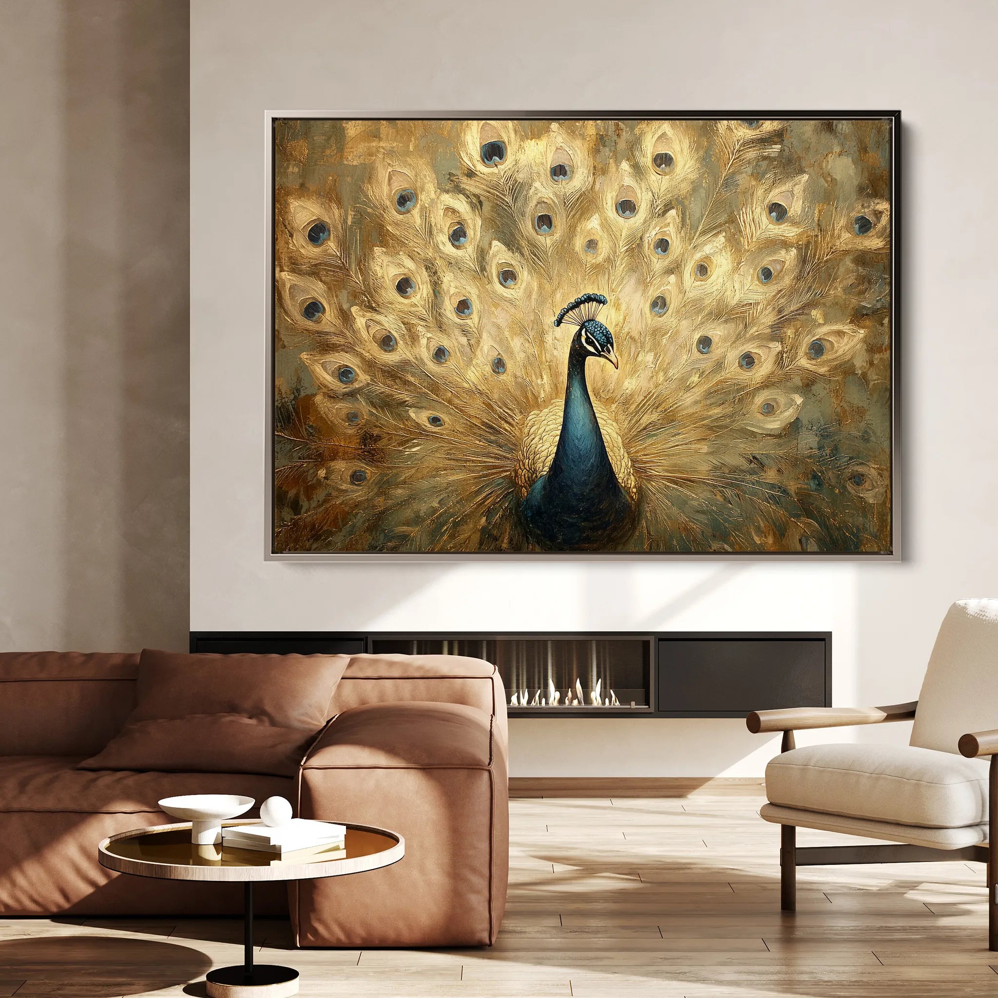 Animals 018 Canvas Art 18" x 24" / 45 x 60 cm / Black