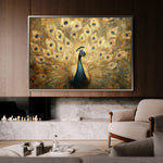 Animals 018 Canvas Art 18" x 24" / 45 x 60 cm / Black