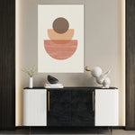 Boho 018 Canvas Art 18" x 24" / 45 x 60 cm / Black