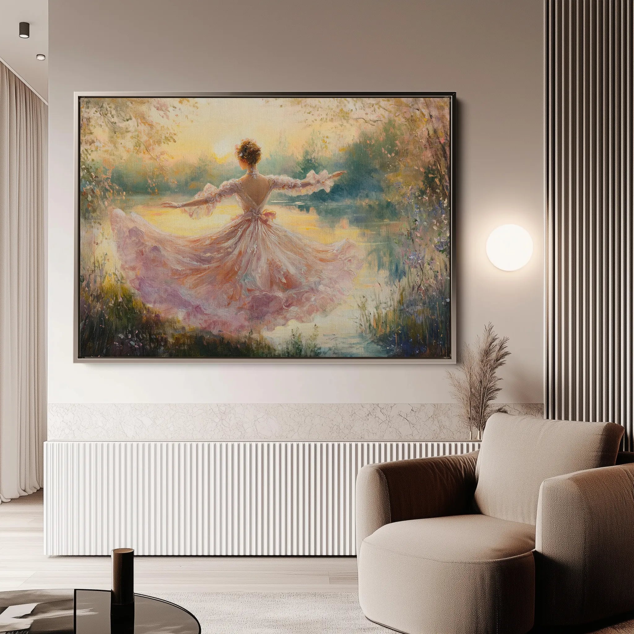 Classic 018 Canvas Art 18" x 24" / 45 x 60 cm / Black