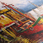 Landscape 018 Canvas Art 18" x 24" / 45 x 60 cm / Black