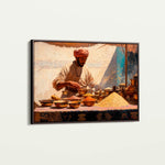 Orientalist 018 Canvas Art 18" x 24" / 45 x 60 cm / Black