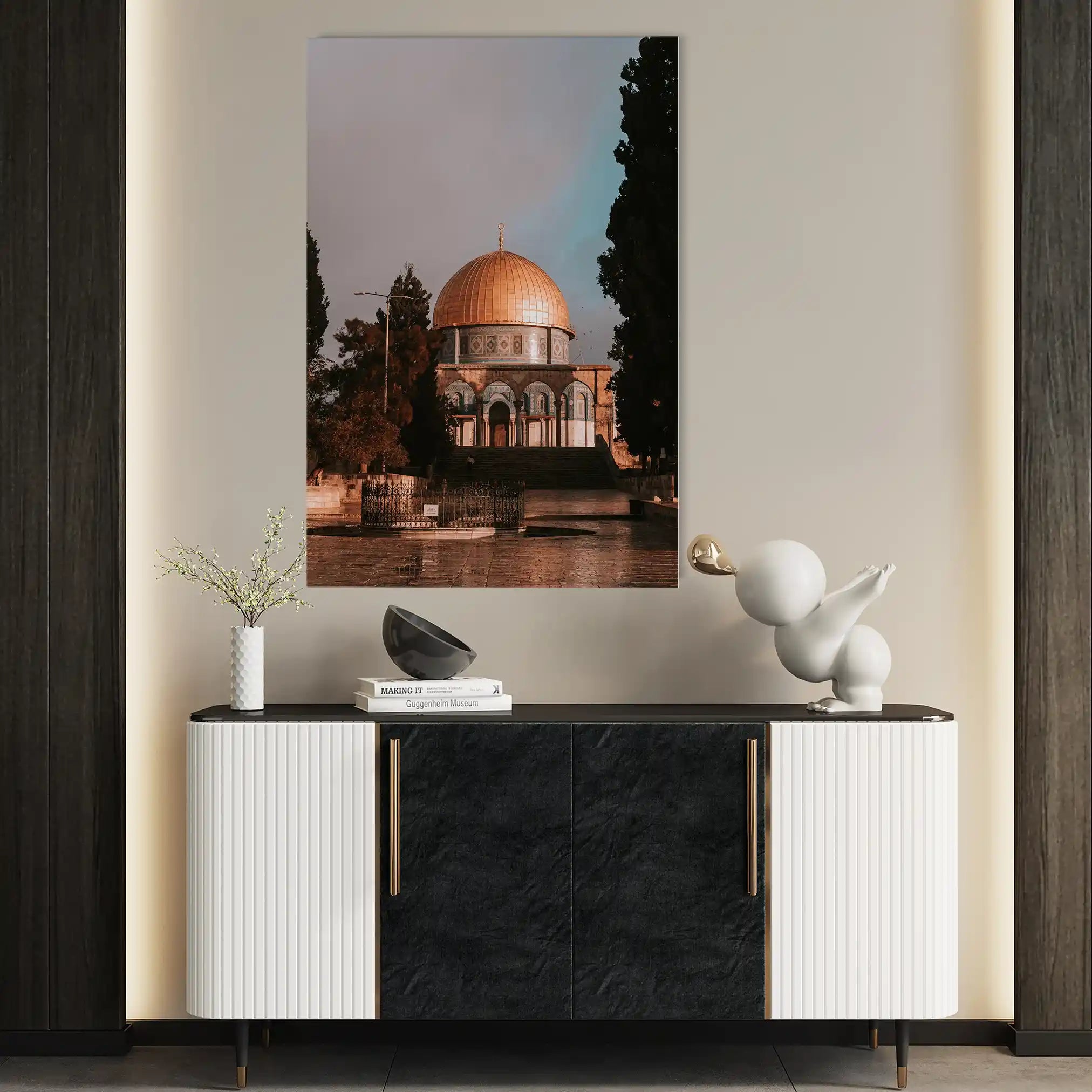 Palestine 018 Canvas Art 60 x 40 cm / Black