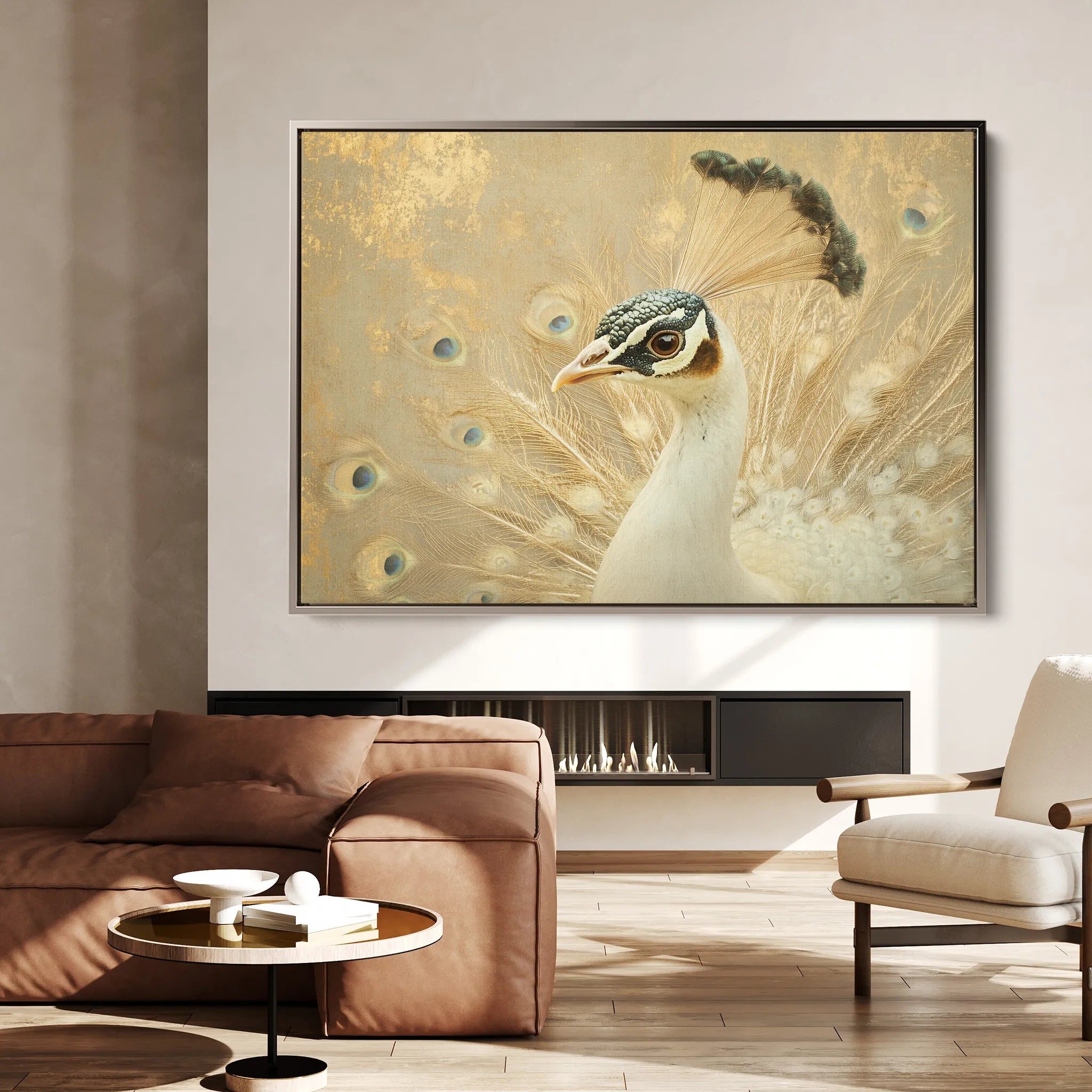 Animals 019 Canvas Art 18" x 24" / 45 x 60 cm / Black