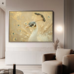 Animals 019 Canvas Art 18" x 24" / 45 x 60 cm / Black
