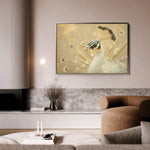 Animals 019 Canvas Art 18" x 24" / 45 x 60 cm / Black