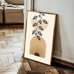 Boho 019 Canvas Art 18" x 24" / 45 x 60 cm / Black