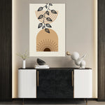 Boho 019 Canvas Art 18" x 24" / 45 x 60 cm / Black
