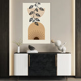 Boho 019 Canvas Art 18" x 24" / 45 x 60 cm / Black