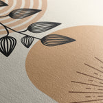 Boho 019 Canvas Art 18" x 24" / 45 x 60 cm / Black