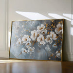 Floral 019 Canvas Art 18" x 24" / 45 x 60 cm / Black
