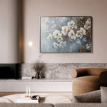 Floral 019 Canvas Art 18" x 24" / 45 x 60 cm / Black