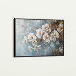Floral 019 Canvas Art 60 x 40 cm / Black