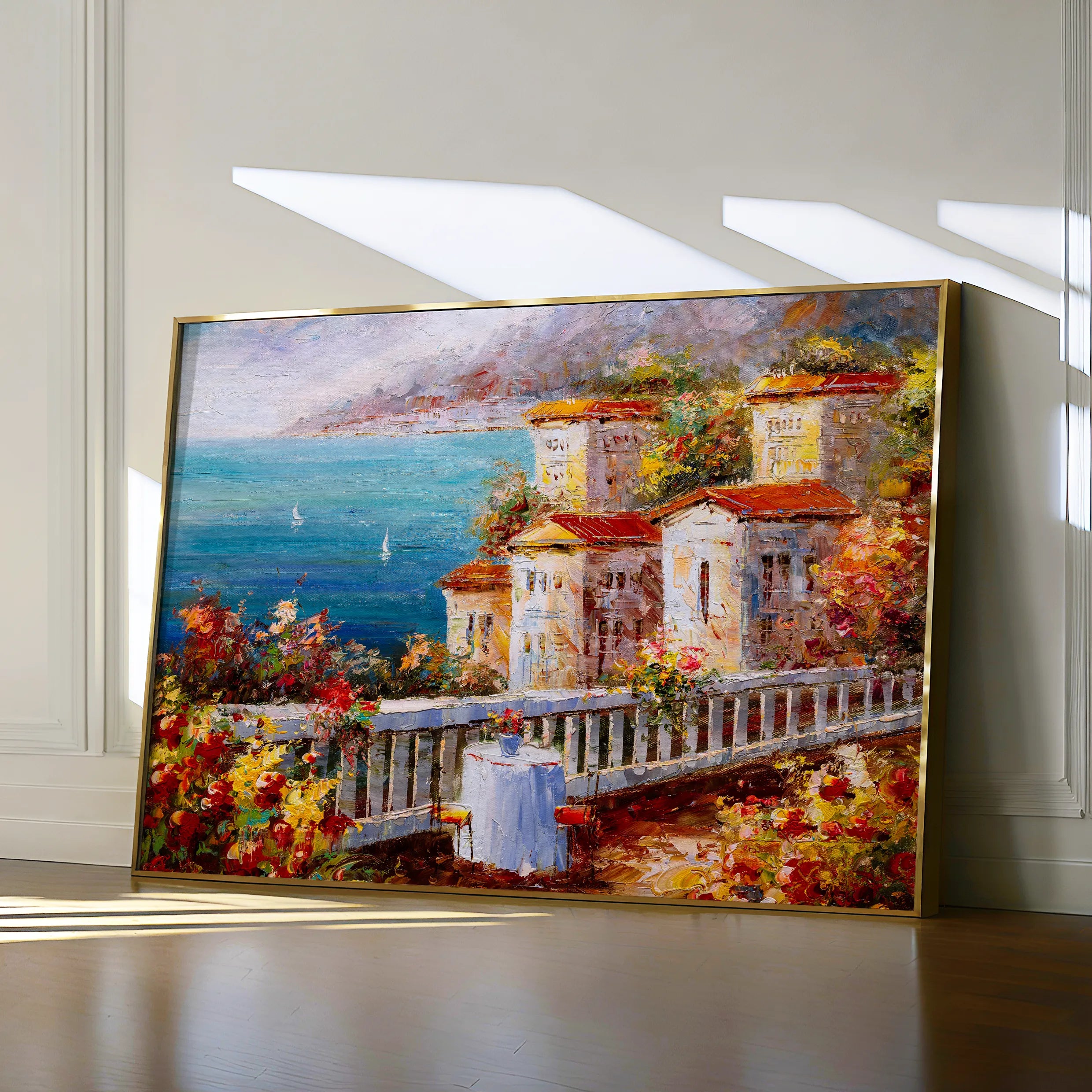 Landscape 019 Canvas Art 18" x 24" / 45 x 60 cm / Black