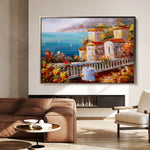 Landscape 019 Canvas Art 18" x 24" / 45 x 60 cm / Black