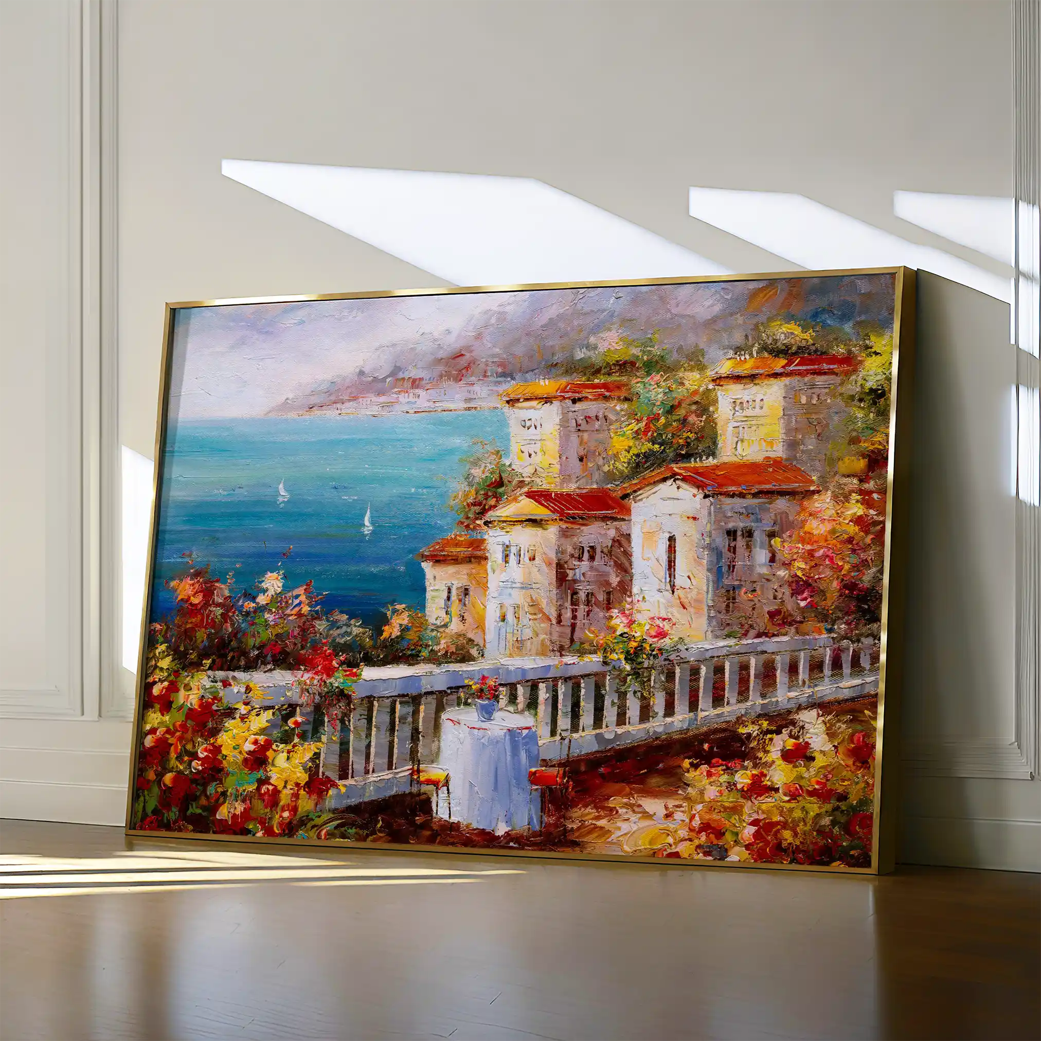 Landscape 019 Canvas Art 60 x 40 cm / Black